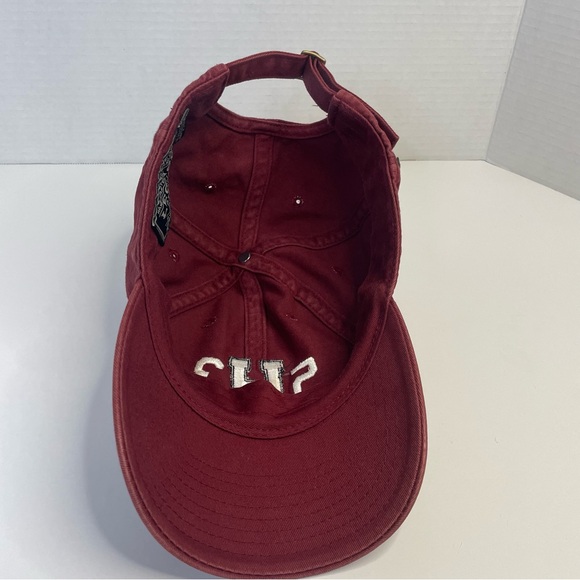 Legacy Athletes 5h3 Hand Crafted Baseball Cap Vintage Adjustable BURGUNDY Hat - Picture 6 of 7